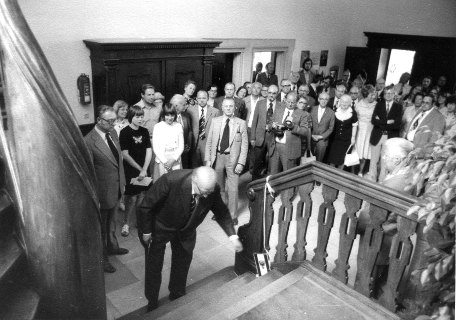 Eröffnung des »Dokumentations- und Kulturzentrums Westpreußen« am 6. Juli 1975 in Münster-Wolbeck durch den damaligen Bundessprecher Felician Antonius Prill 